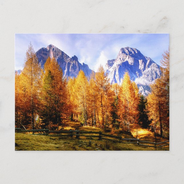Carte Postale Inspirations naturelles Dolomites, Groupe Tofane,  (Devant)