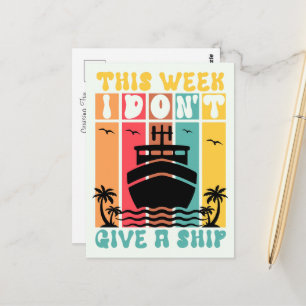 Carte Postale Inspiré de la croisière