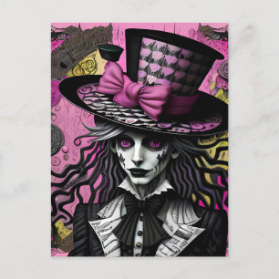 Carte Postale Inspiré par la Hatter Mad Rose et Black Alice