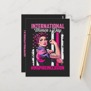 Carte Postale Inspirer l'inclusion 8 mars international