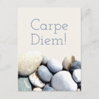 Inspirer Stylish Carpe Diem Pierres de galets