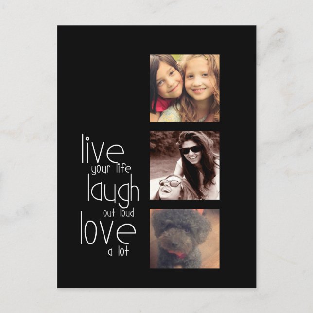 Carte Postale instagram photo inspirant (Devant)