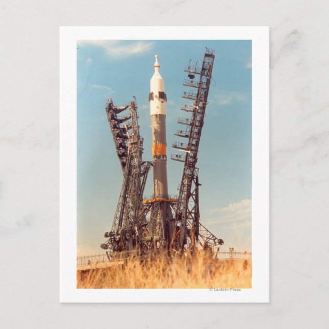 Carte Postale Installation de Soyouz Spacecraft à Baikonur (Devant)
