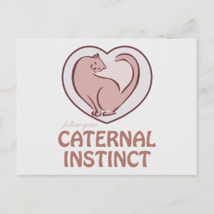 Carte Postale Instinct maternel