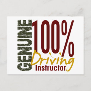 Carte Postale Instructeur de conduite authentique