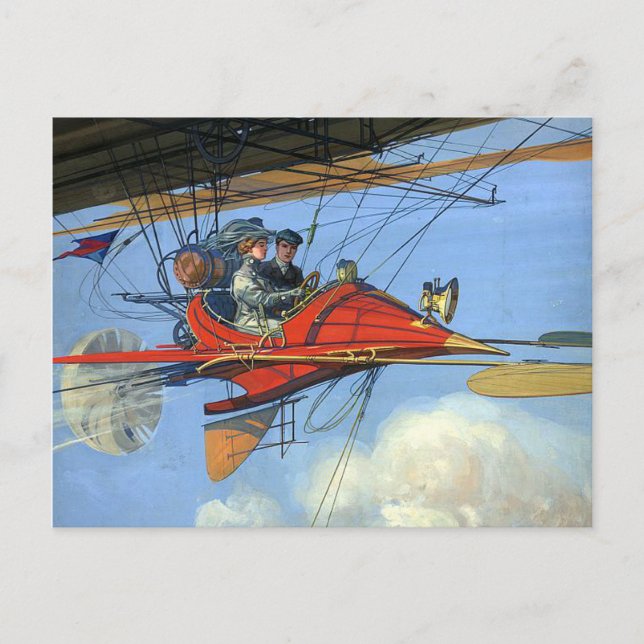 Carte Postale Instructeur de vol TOP (Devant)