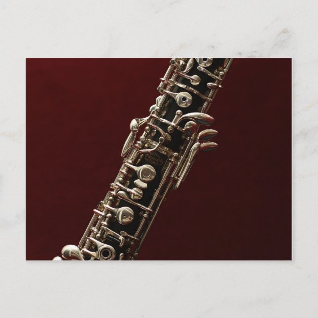 Carte Postale instrument de musique Oboe (Devant)