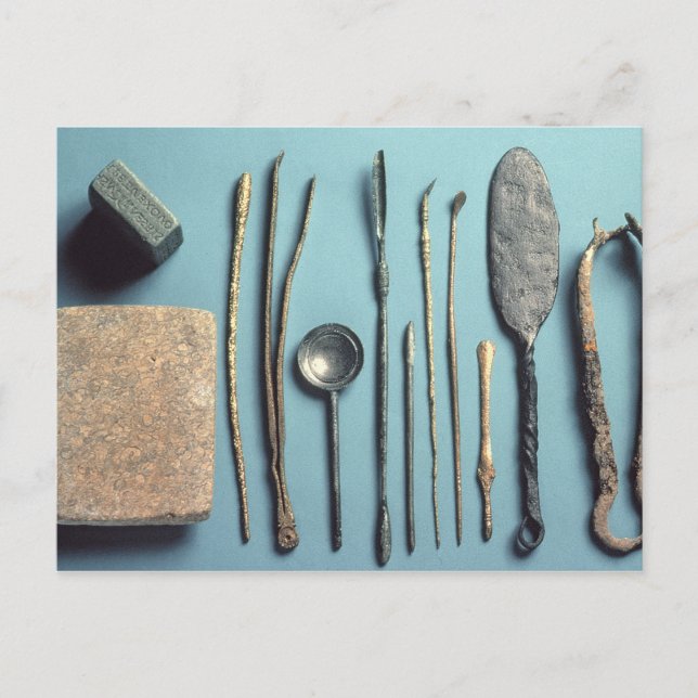 Carte Postale Instruments chirurgicaux (Devant)