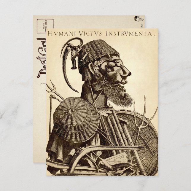 Carte Postale Instruments de subsistance humaine - Agriculture  (Devant / Derrière)