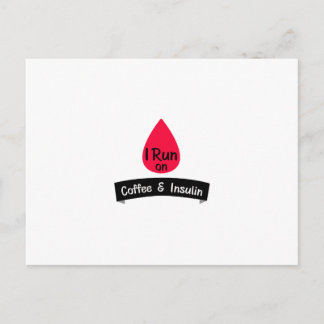 Carte Postale Insuline Funny Sarcastique Diabète Cadeau