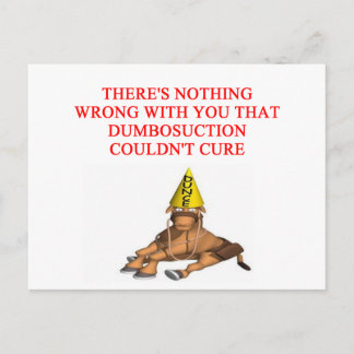 Carte Postale insulte à DUMB