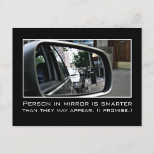 Carte Postale Intelligence : Je suis vraiment beaucoup plus inte