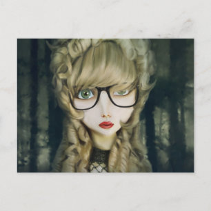 Carte Postale Intello hipster