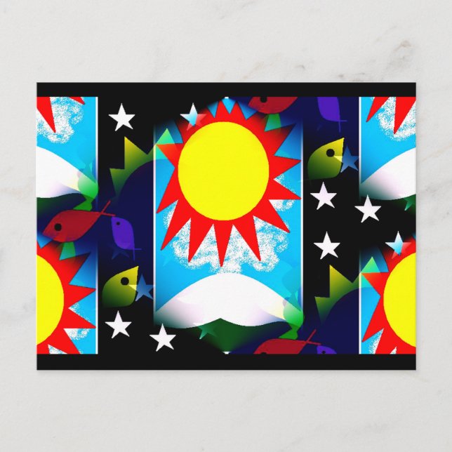 CARTE POSTALE INTENTION DE LA CRÉATION (Devant)