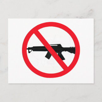 Carte Postale Interdire les armes d'assaut