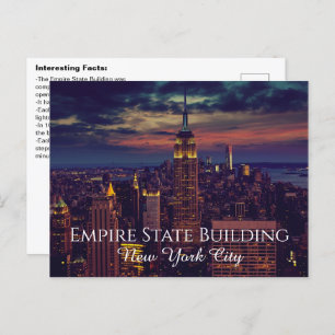 Carte Postale Intéressant Empire State Building Faits