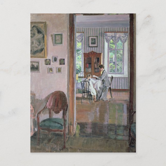 Carte Postale Intérieur, 1910 (Devant)