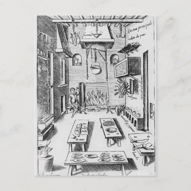 Carte Postale Intérieur cuisine (Devant)