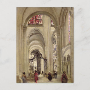 Carte Postale Intérieur de la Cathédrale Saint-Étienne, Sens