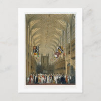 Intérieur de la chapelle St George, 1838 (litho co