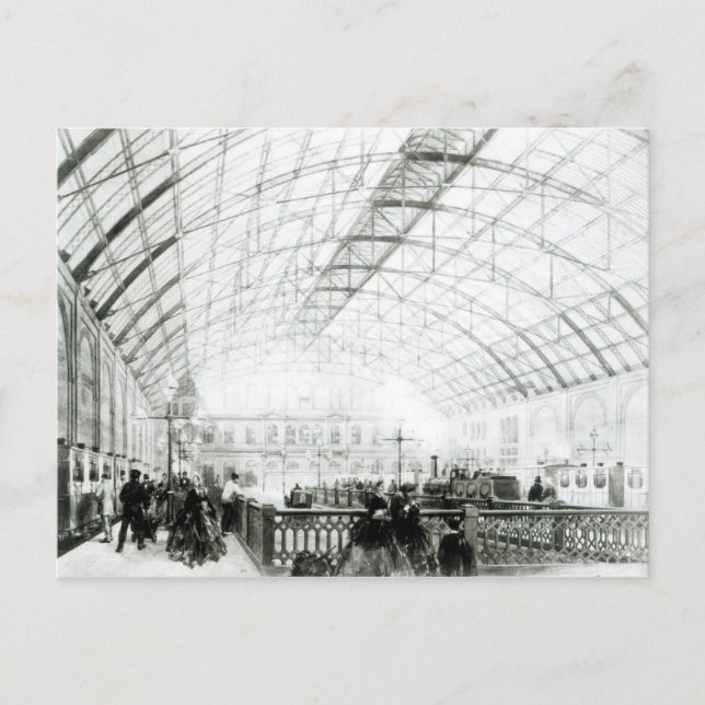 Carte Postale Intérieur de la gare de Charing Cross (Devant)