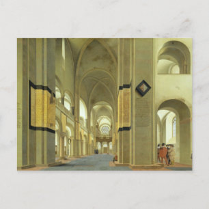 Carte Postale Intérieur de la Marienkirche à Utrecht, 1638