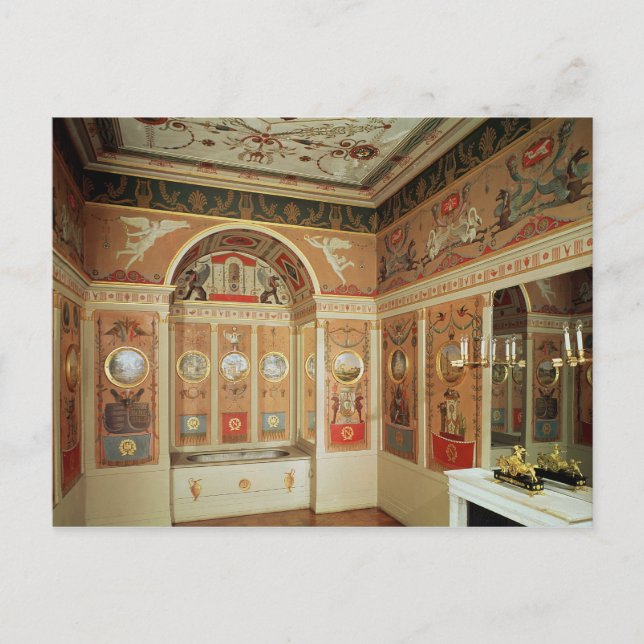 Carte Postale Intérieur de la salle de bain Napoléon, construite (Devant)