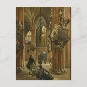 Carte Postale Intérieur de l'église Saint-Nicolas, Berlin