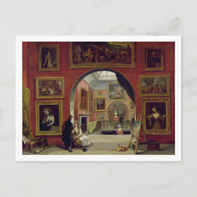 Carte Postale Intérieur de l'Institution Royale, pendant l'Ancie (Devant)