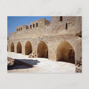 Carte Postale Intérieur du fort de Qaitbay, Alexandrie, Egypte