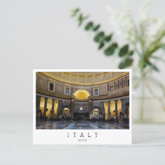 Carte Postale Intérieur du Panthéon, Rome, Italie