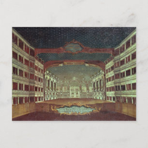 Carte Postale Intérieur du Théâtre San Samuele, Venise