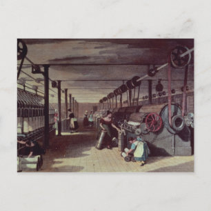 Carte Postale Intérieur d'un moulin