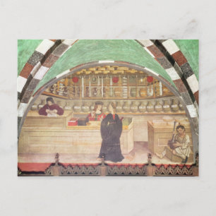 Carte Postale Intérieur d'une pharmacie