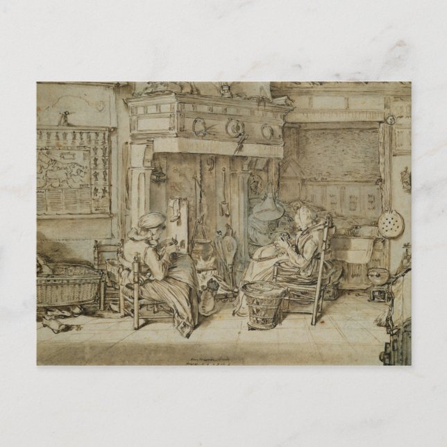 Carte Postale Intérieur néerlandais, 1617 (Devant)
