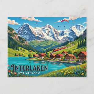Carte Postale Interlaken Suisse