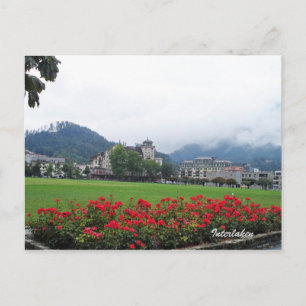 Carte Postale Interlaken, Suisse