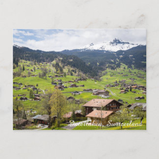 Carte Postale Interlaken, Suisse