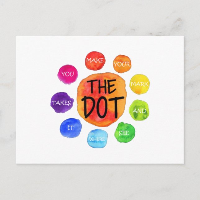 Carte Postale International dot day (Devant)