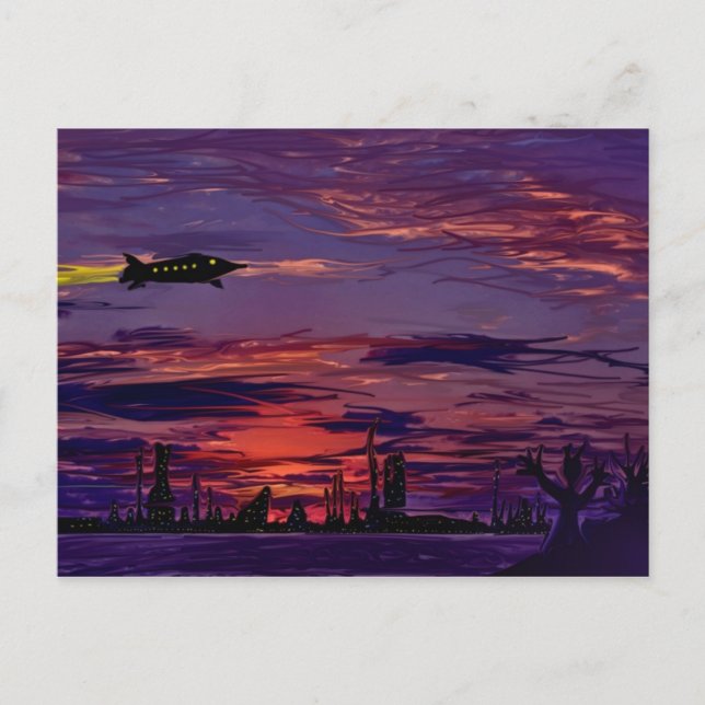 Carte postale Interplanétaire Commute (Devant)