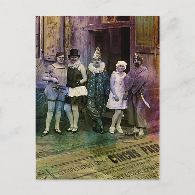 Carte Postale Intervalle au cirque (Devant)