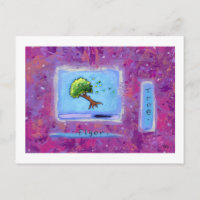 Intitulé : Minuscule Art #597 - Arbre. Flyer. ART
