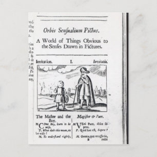 Carte Postale Introduction à 'Orbis Sensualium Pictus'