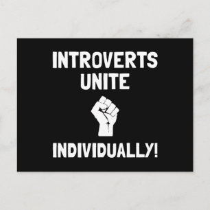 Carte Postale Introverties Unite