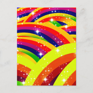 Carte Postale invasion arc-en-ciel
