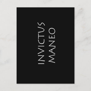 Carte Postale Invictus maneo