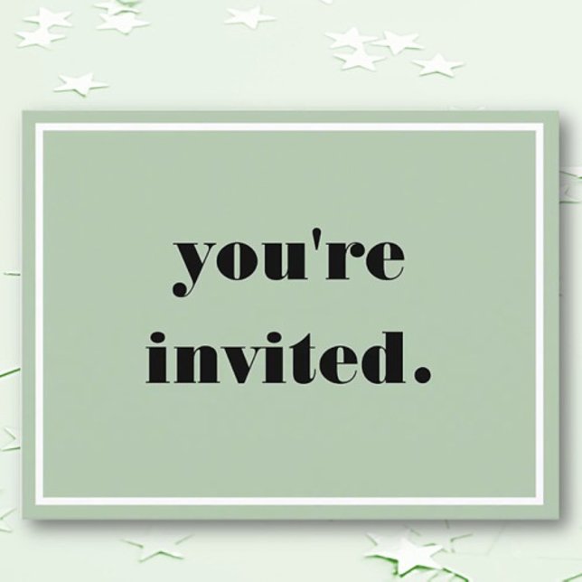 Carte postale Invitation (Créateur téléchargé)