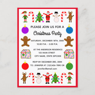 Carte postale Invitation #2