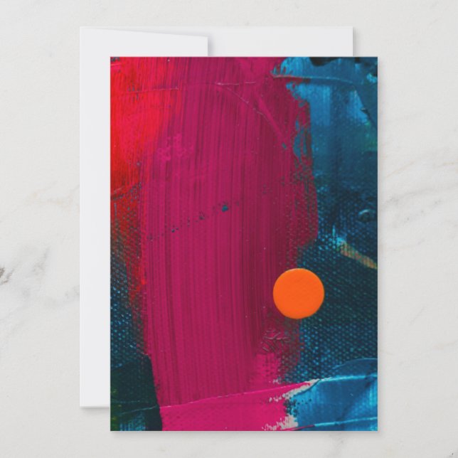 Carte postale Invitation 5" x 7" (Devant)