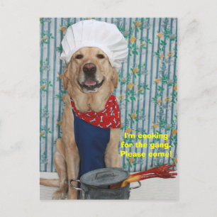 Carte Postale Invitation à dîner